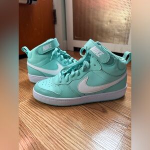 Green Nike Youth Sneakers